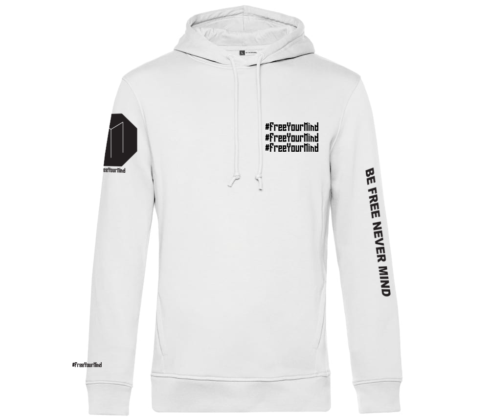 FYM Organic Hoodies  - FreeYourMind Triple White  - Men